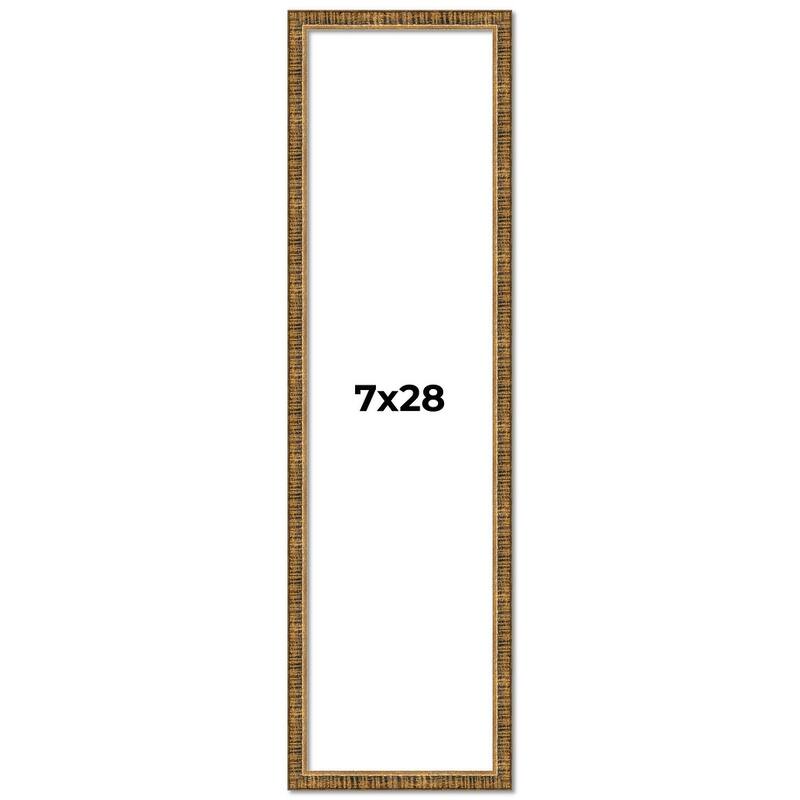 7x28 Frame Gold Kingsley Distressed Solid Wood Picture Frame Width