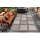 preview thumbnail 13 of 37, Dream Decor Rugs Pergola Checkers Indoor Outdoor Area Rug