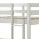 preview thumbnail 4 of 13, Solid Pine Triple Bunk Bed with Sleek Design & Built-In Ladders, White