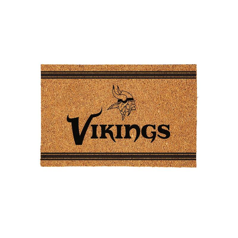 Minnesota Vikings Monochrome Indoor/Outdoor Coir Door Mat