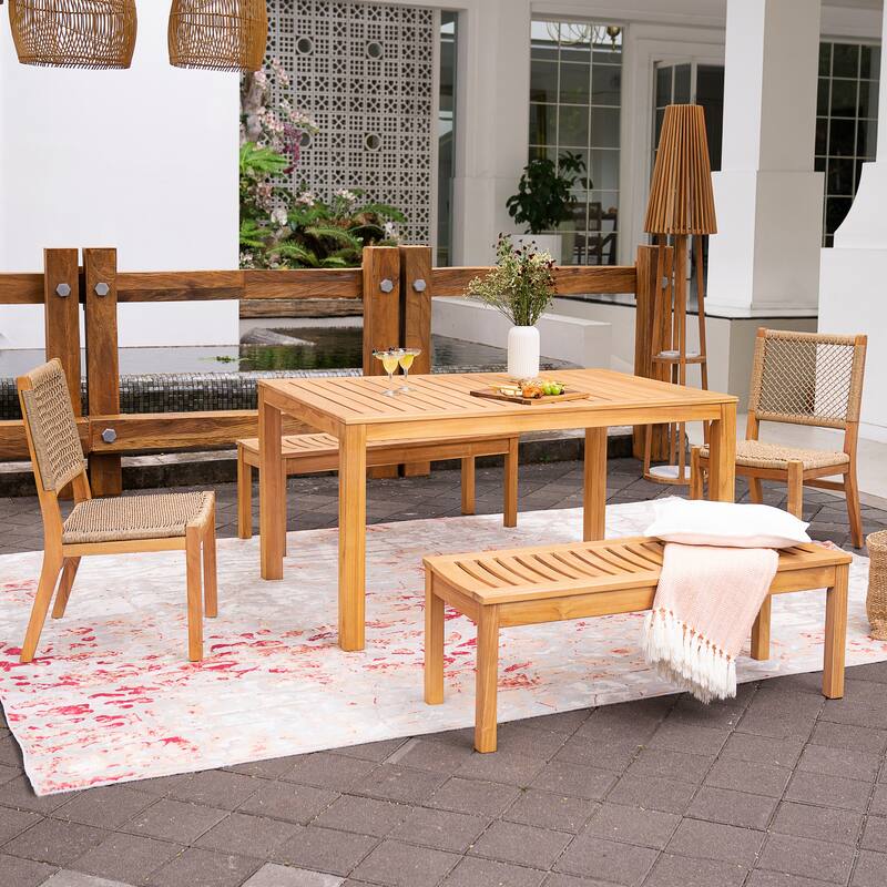 Cambridge Casual Paxton 5-piece Teak Outdoor Dining Set