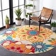 preview thumbnail 14 of 36, SAFAVIEH Cabana Elvezia Indoor/ Outdoor Waterproof Patio Floral Rug