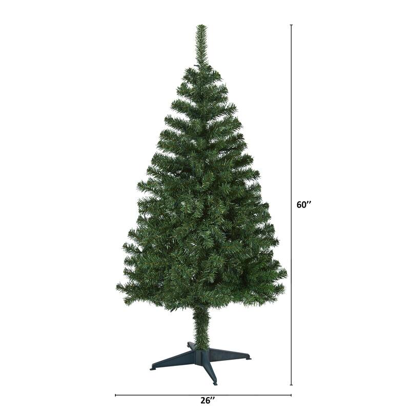 5' Northern Tip Pine Artificial Christmas Tree, Unlit - 5 Foot