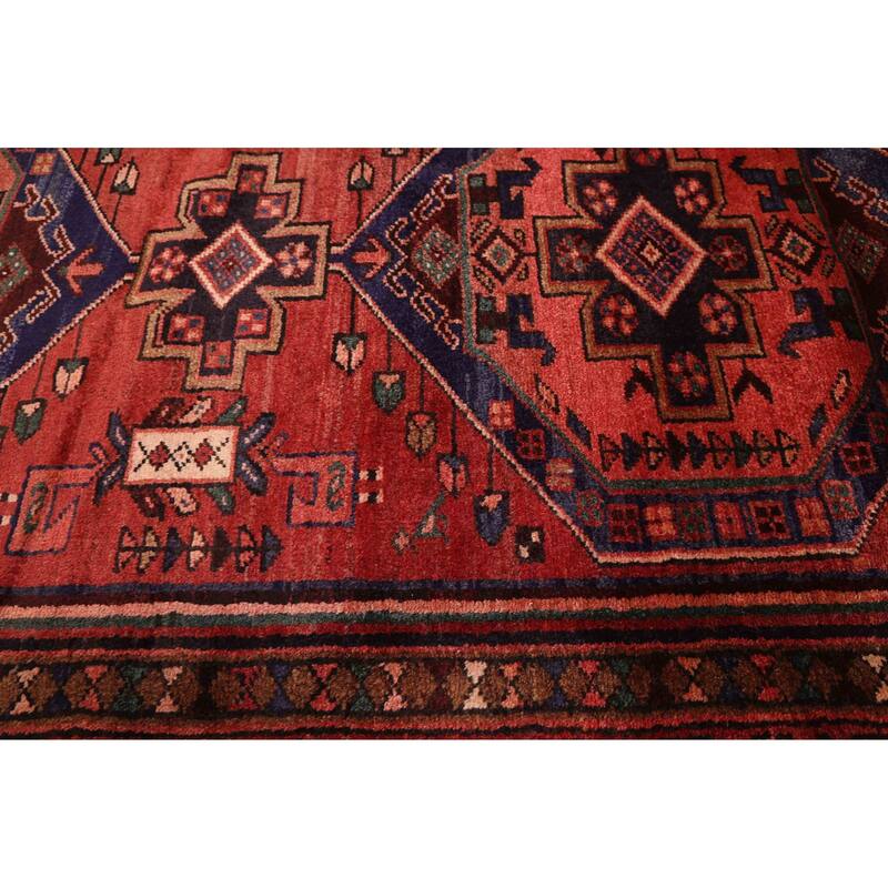 ECARPETGALLERY Hand-knotted Andelz Red Wool Rug - 3'6 x 9'10