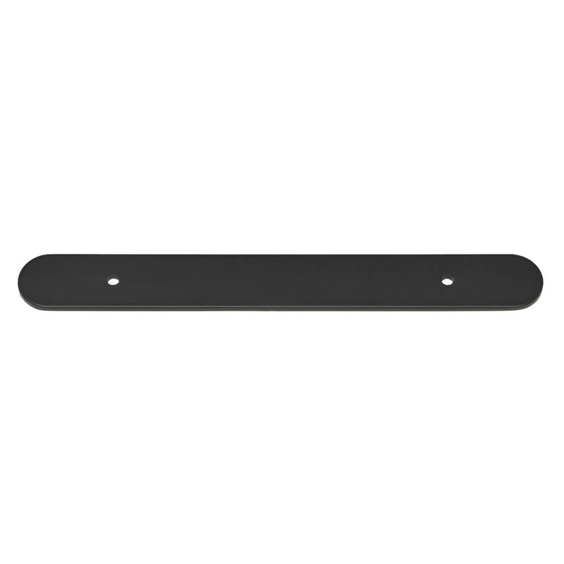 GlideRite 8-1/2 in. Rounded Backplate 6-5/16 in. Center to Center, 9343-160 - Pack of 5 - Matte Black
