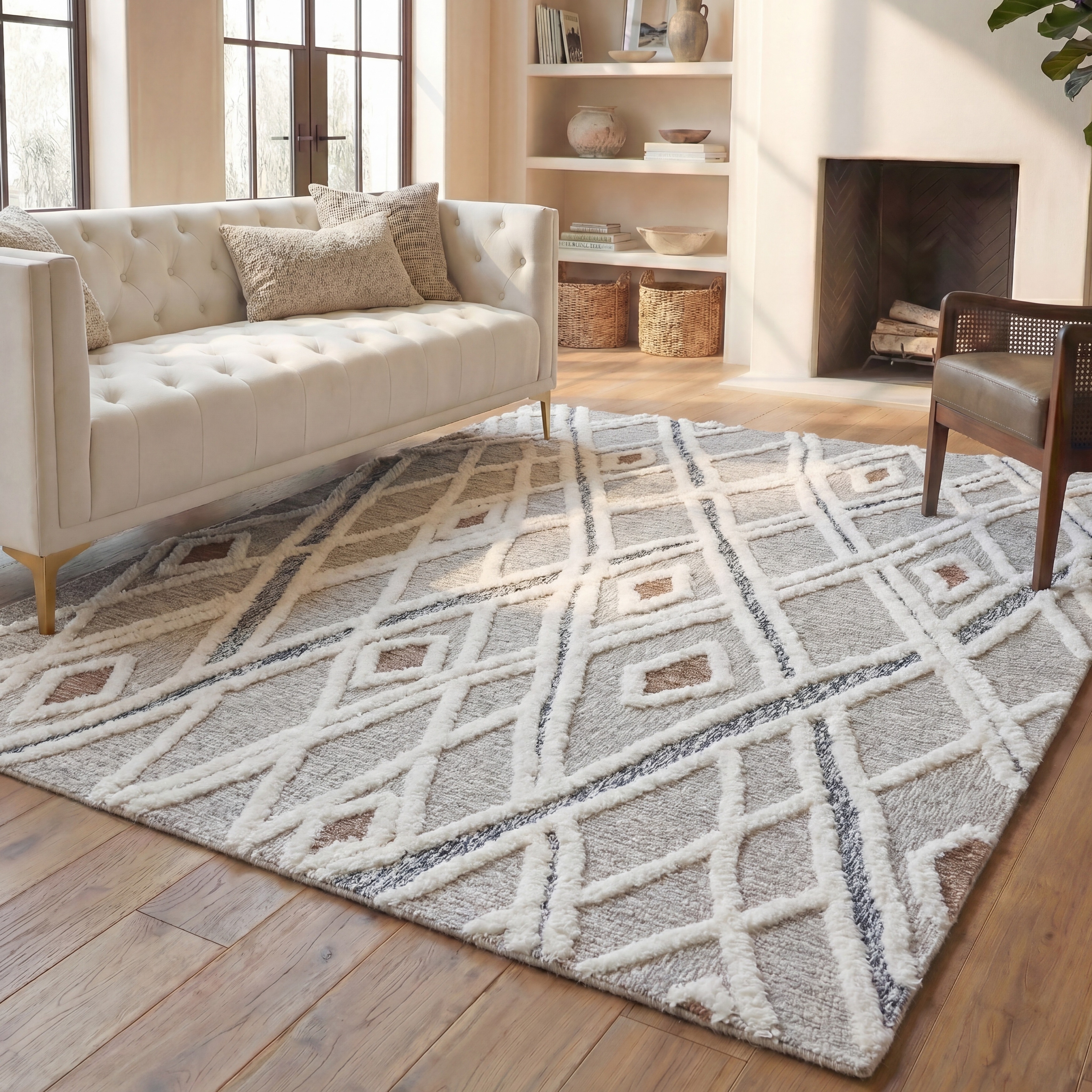 SAFAVIEH Handmade Casablanca Griet Moroccan Wool Rug