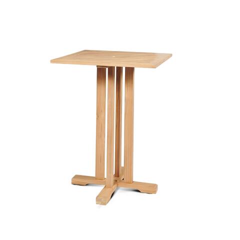 Michele Square Teak Outdoor Bar Table - 32 x 41.75 x 32