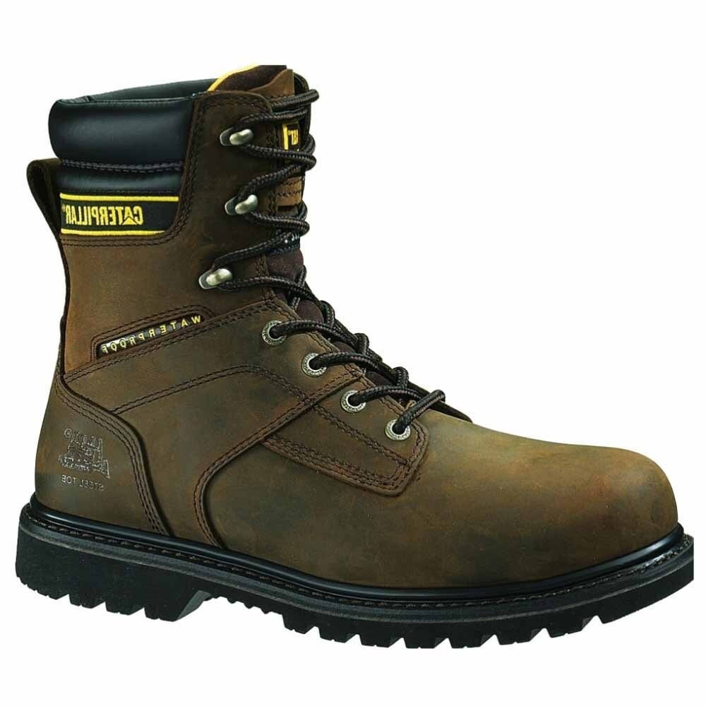 Shop Cat Footwear Mens Salvo 8 Inch Waterproof Steel Toe Work Work