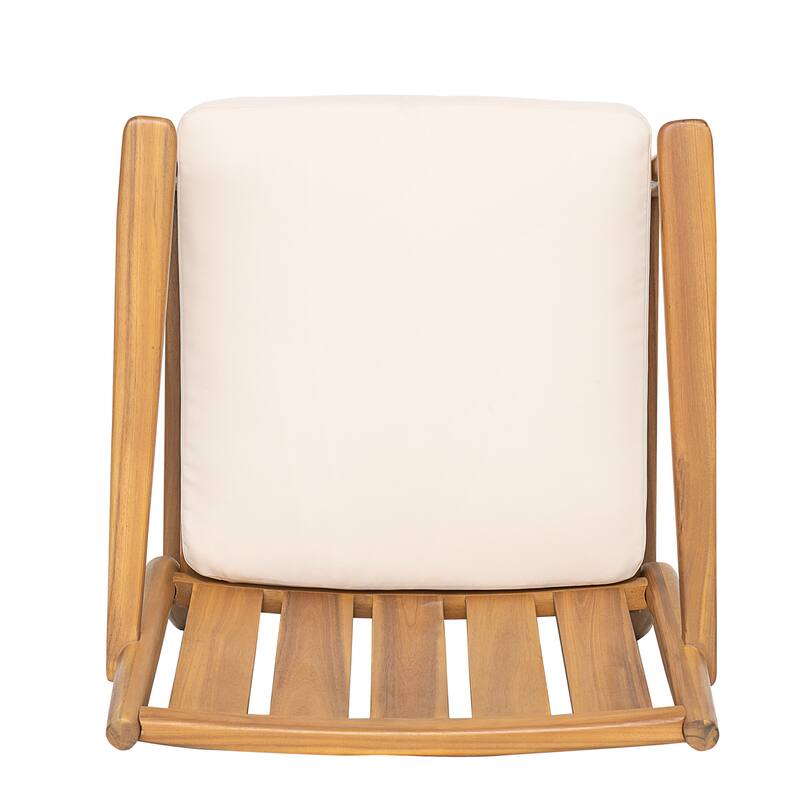 Christopher Knight Home - Modern Outdoor Acacia Wood Dining Chair Set with Weather-Resistant Frame (Set of 2)