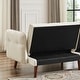 preview thumbnail 9 of 39, Modern Futon Sofa Bed, Convertible Sleeper Sofa with Tapered Wood Legs, 78.35" W, Small Split Back Sofa for Living Room
