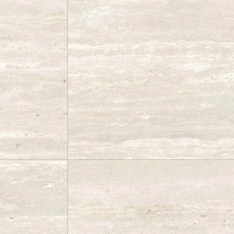 Merola Tile Fusione Travertino Navona 23-1/2" x 23-1/2" Porcelain Floor and Wall Tile