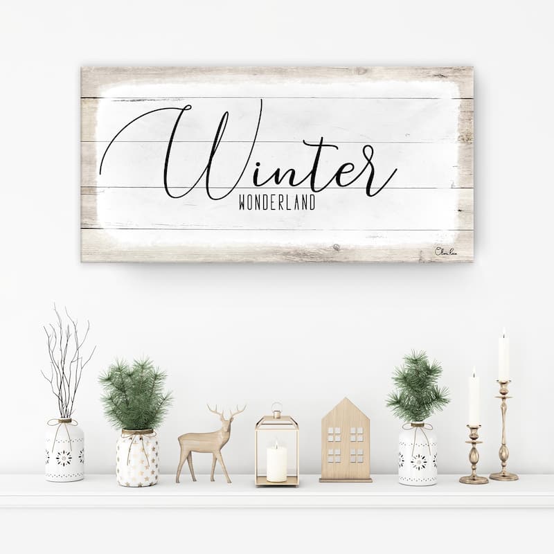 Ready2HangArt 'Winter Wonderland' Holiday Canvas Wall Art by Olivia Rose