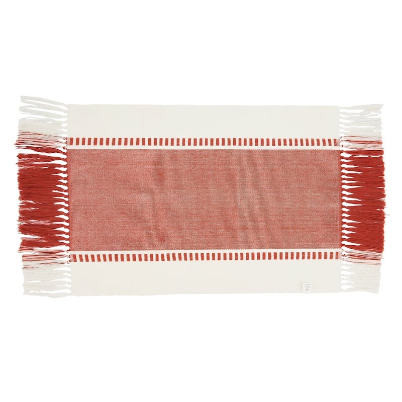 Tassel Trimmed Stripe Placemat (Set of 4)