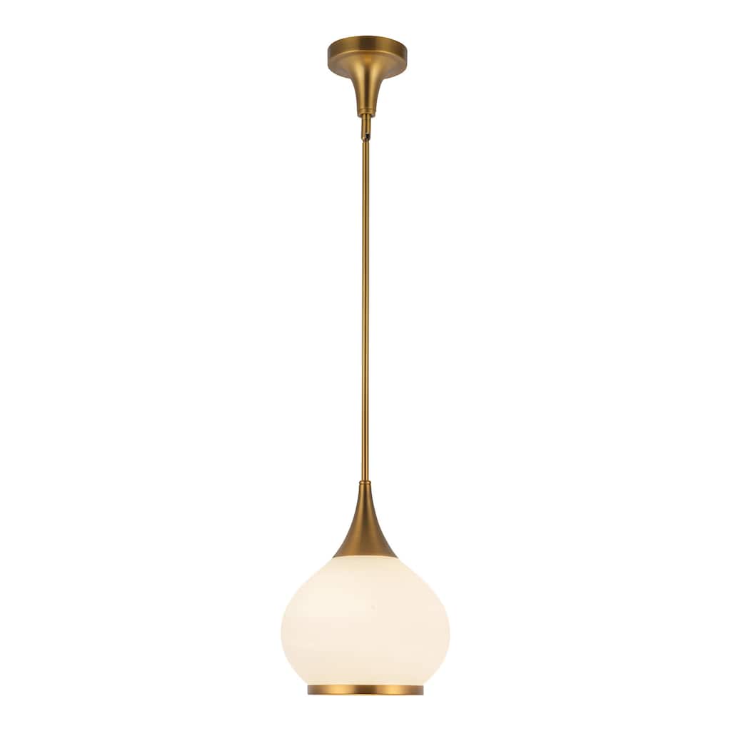 Alora Lighting PD524110OP Hazel 10" Wide Pendant with Opal Glass Shade