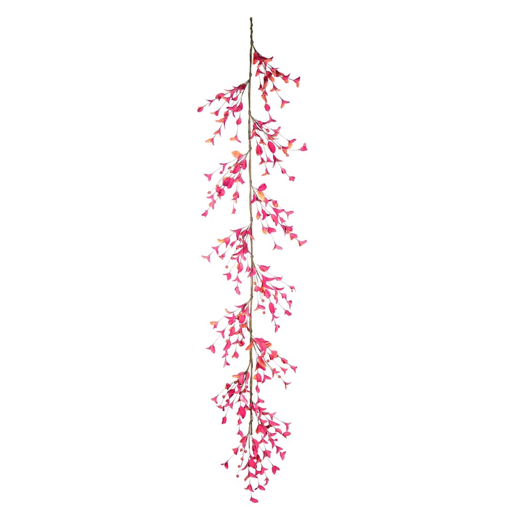 Transpac Foam 60 in. Orange Autumn Contemporary Graceful Garland