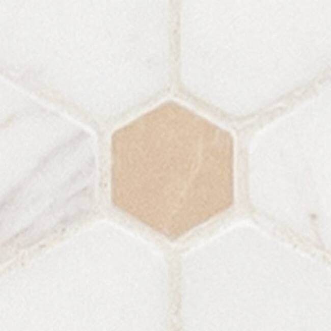 Ackland AKM-S-13X11PTP-CA 11" x 13" Marble Geometric Wall Mosaic Tile - Lucera Ceville