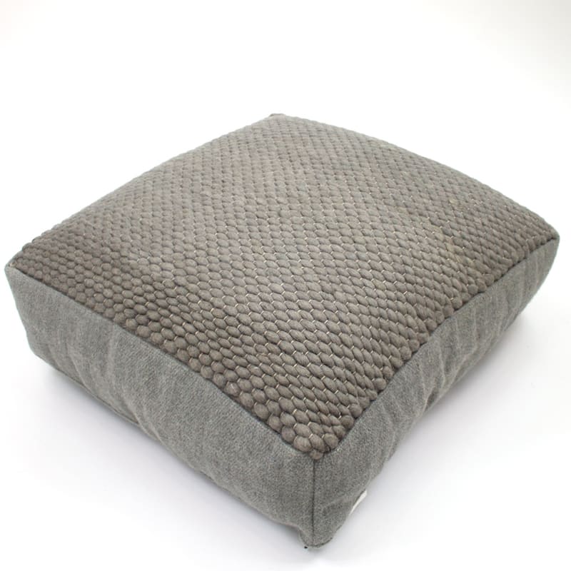 Jiti Indoor Braided Design Casual Lounging Pouf Ottoman Seating for Indoor Space.