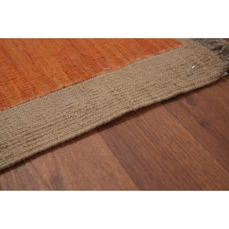 Hand Woven Southwestern Wool Beige Geometric Area Rug - 12' 10'' X 10' 3''