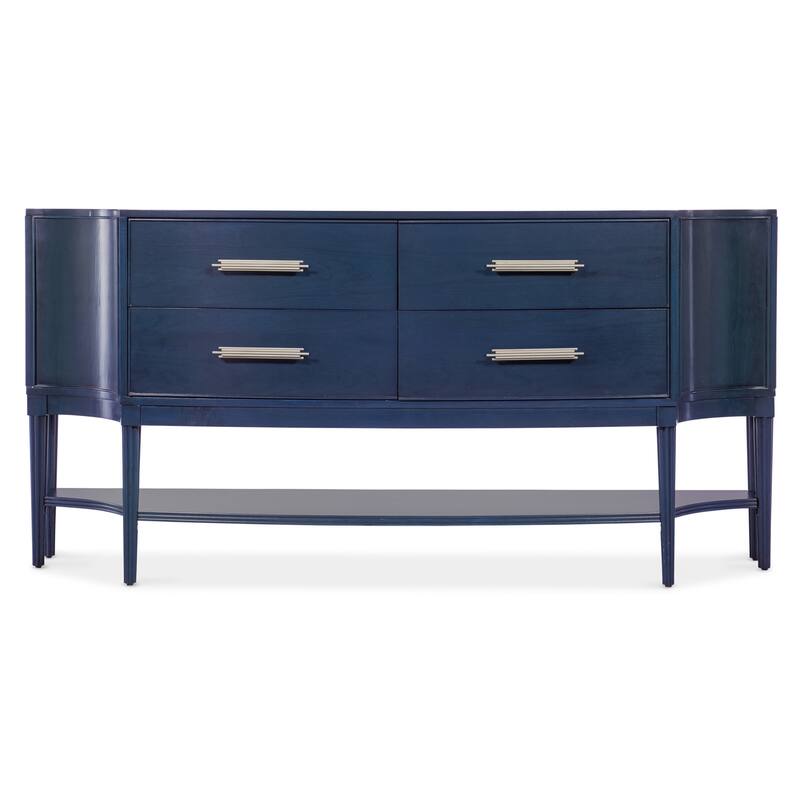 Hooker Furniture 628-85152 Melange 75" Wide 4 Drawer Cherry Veneer