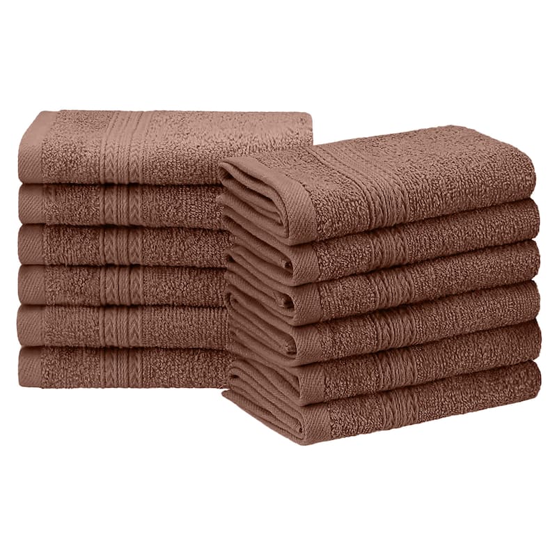 Eco-Friendly Sustainable Cotton Washcloth by Superior (Set of 12)