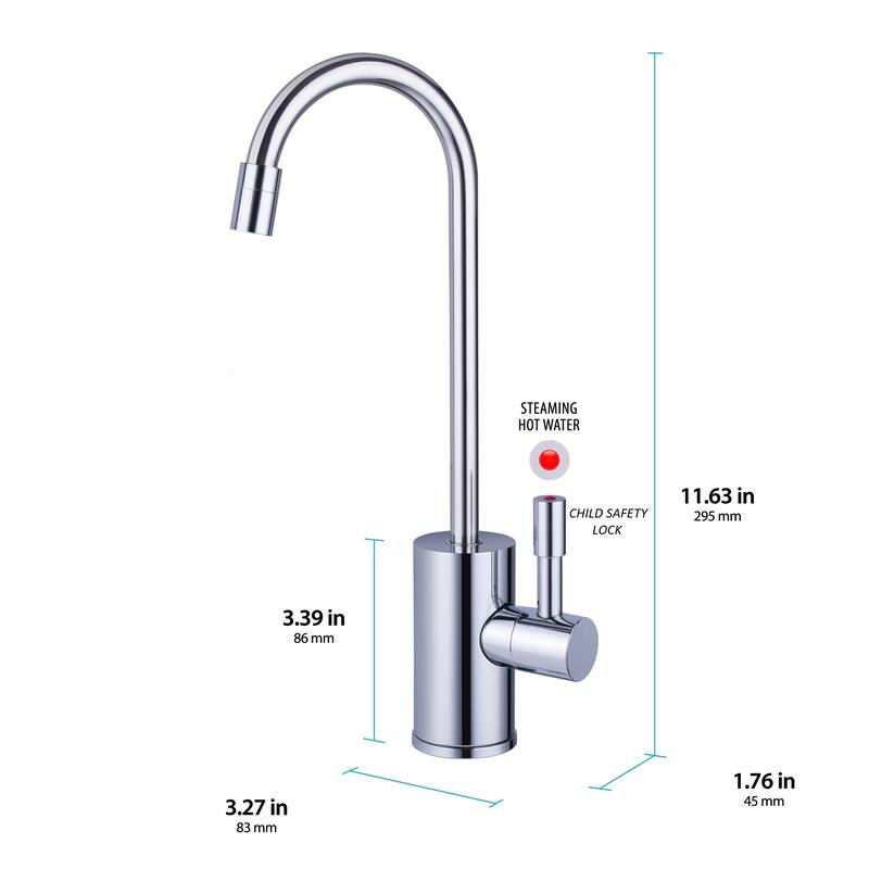 Ready Hot 200 Instant Hot Water Tank, 1-Handle Polished Chrome Faucet