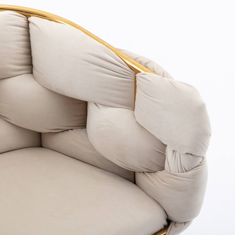 Set of 2 Velvet Accent Chairs - Modern Stool for Bedroom Dresser, Vanity, and Seating