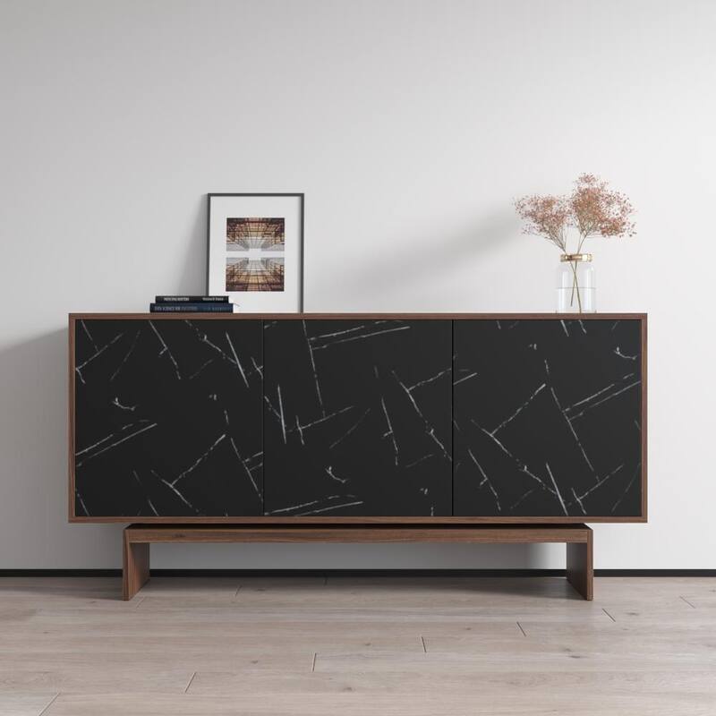Gram Sideboard - Walnut/Black