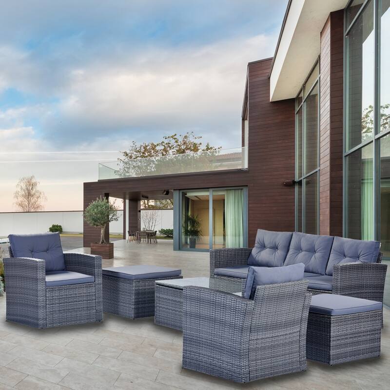6-piece Patio Outdoor Sectional Set