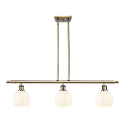 Innovations Lighting 516-3I-9-36-White Venetian-Indoor Pendant White