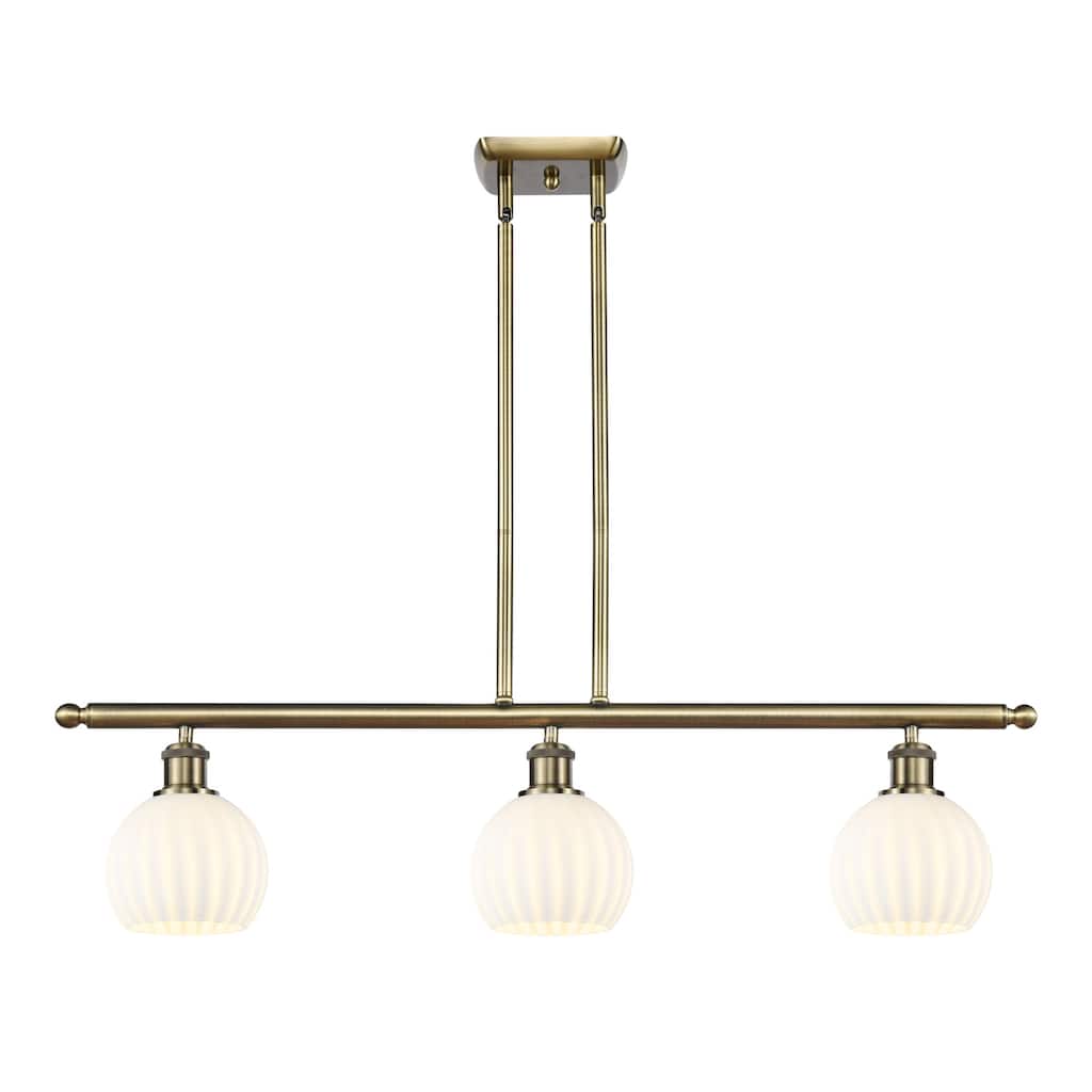 Innovations Lighting 516-3I-9-36-White Venetian-Indoor Pendant White
