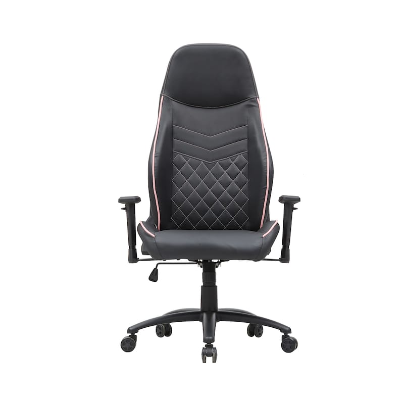 Joseff Black Faux Leather Reclining Gaming Chair by Furniture of America