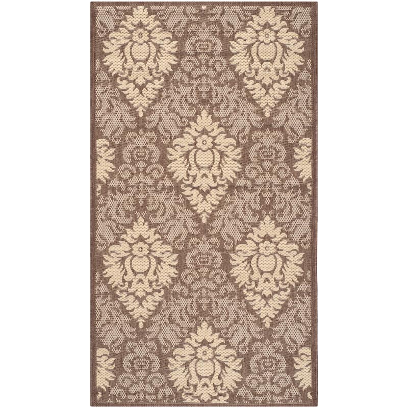 SAFAVIEH Courtyard Willene Boho Indoor/ Outdoor Waterproof Patio Backyard Rug