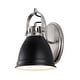preview thumbnail 10 of 44, Sydney Farmhouse Bohemian Iron LED Vanity by JONATHAN Y 1-Light - Black