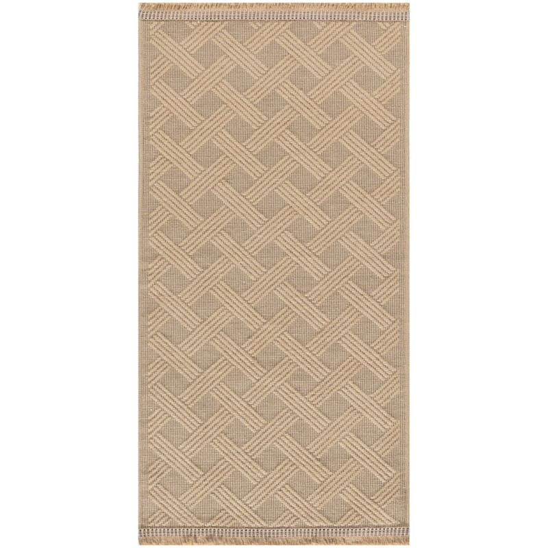 Nourison Washable Indoor Geometric Jute Area Rug - 2' x 4' - Natural - Rectangle