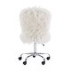 preview thumbnail 35 of 52, Clara Faux Fur Armless Office Chair