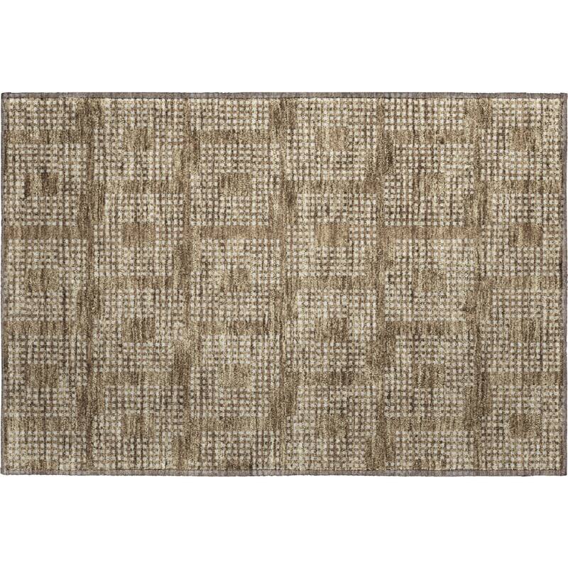 Premium Washable Super Soft Modern Houndstooth Mayfield Rug