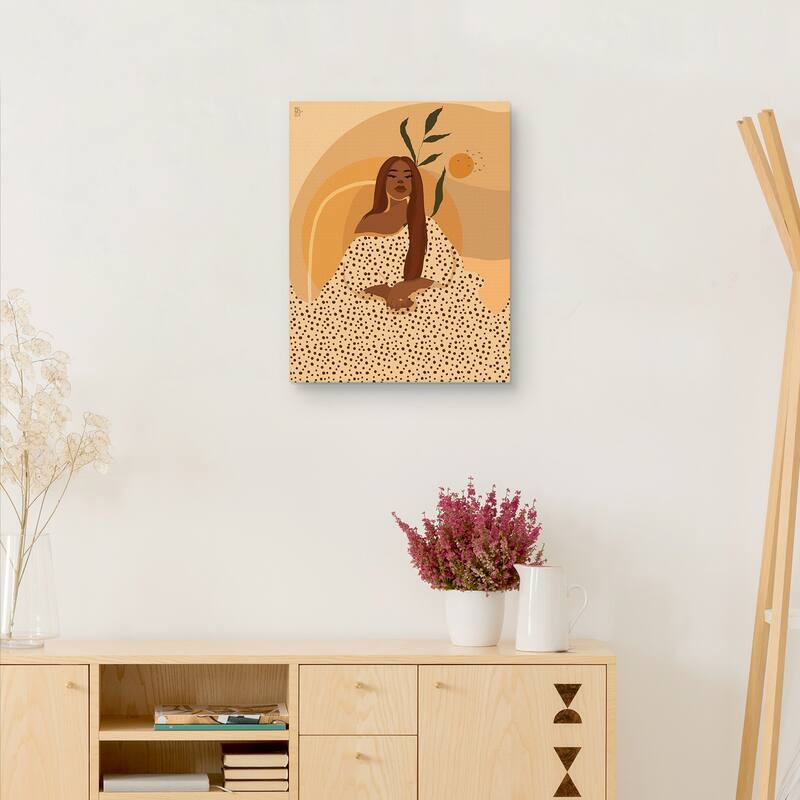 Her Strength by Princella Canvas Art Print