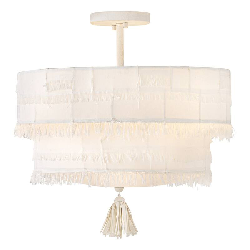 Hinkley Lighting 47421 Baya 4 Light 18" Wide Semi-Flush Ceiling