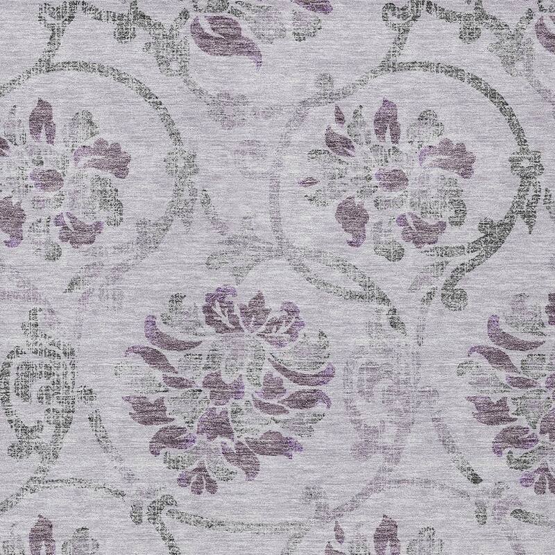 HomeRoots Floral Traditional Rectangle Outdoor Rug