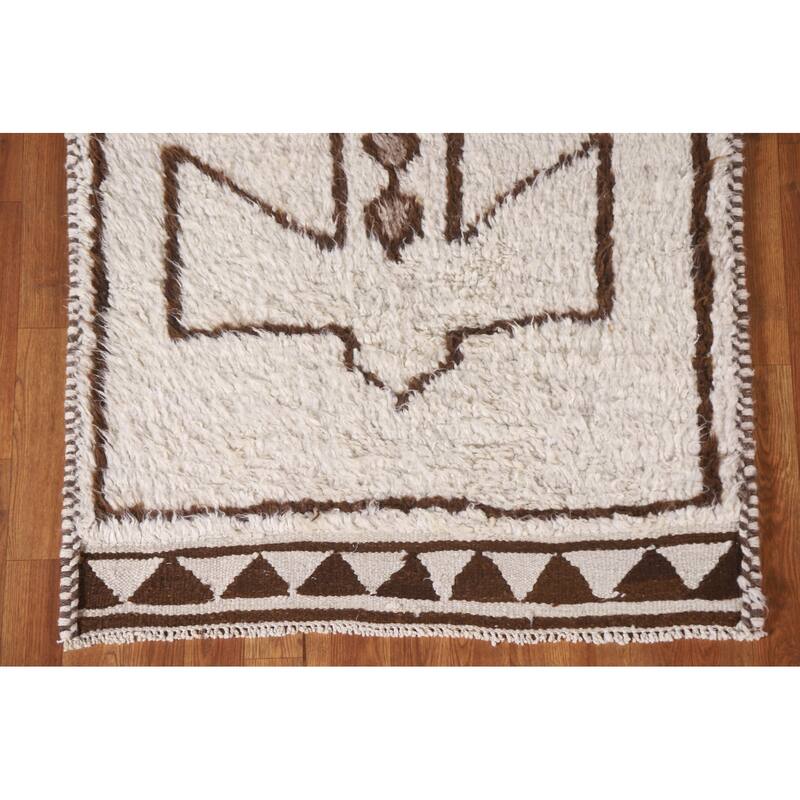 Anatolian Turkish Runner Rug Hand-knotted Wool Carpet - 3'4"x 11'9"