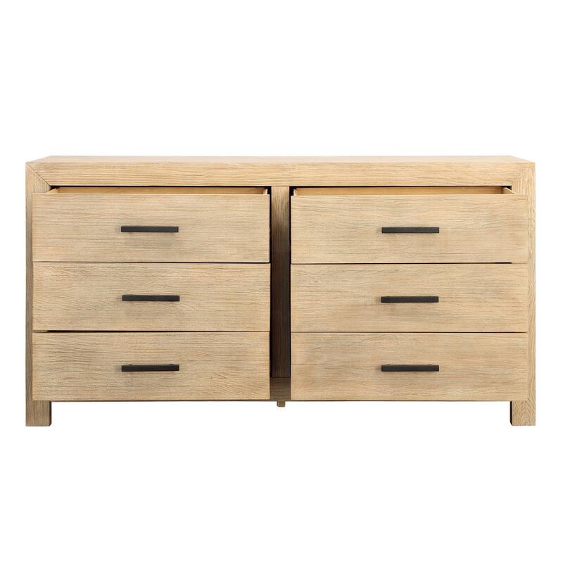 Eastgate 6-Drawer Dresser, Light Warm Wash