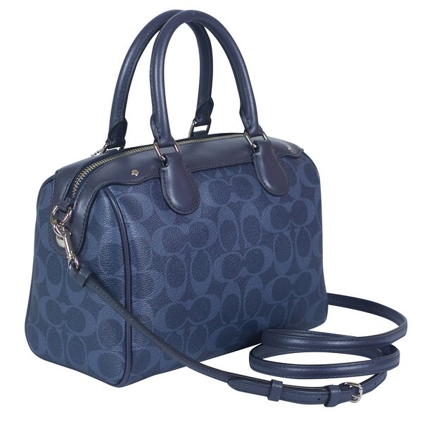 coach denim satchel