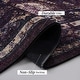 preview thumbnail 7 of 6, LOOM & LUXE Burgundy/Black Area Rugs