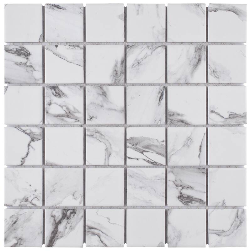 Merola Tile Katina Calacatta 11-5/8" x 11-5/8" Porcelain Floor and Wall Tile