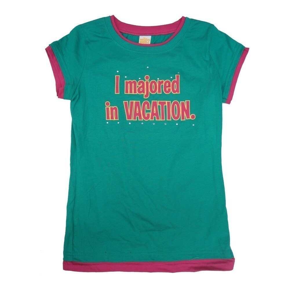 Shop Disney Girls Turquoise High School Musical Short Sleeve T