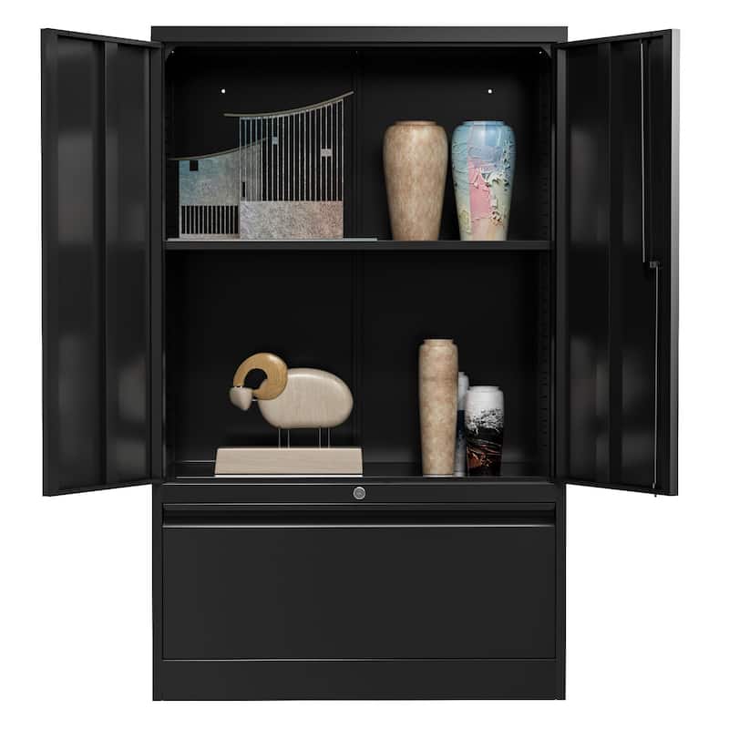 Modern File Cabinets for Home Office with Drawers - N/A