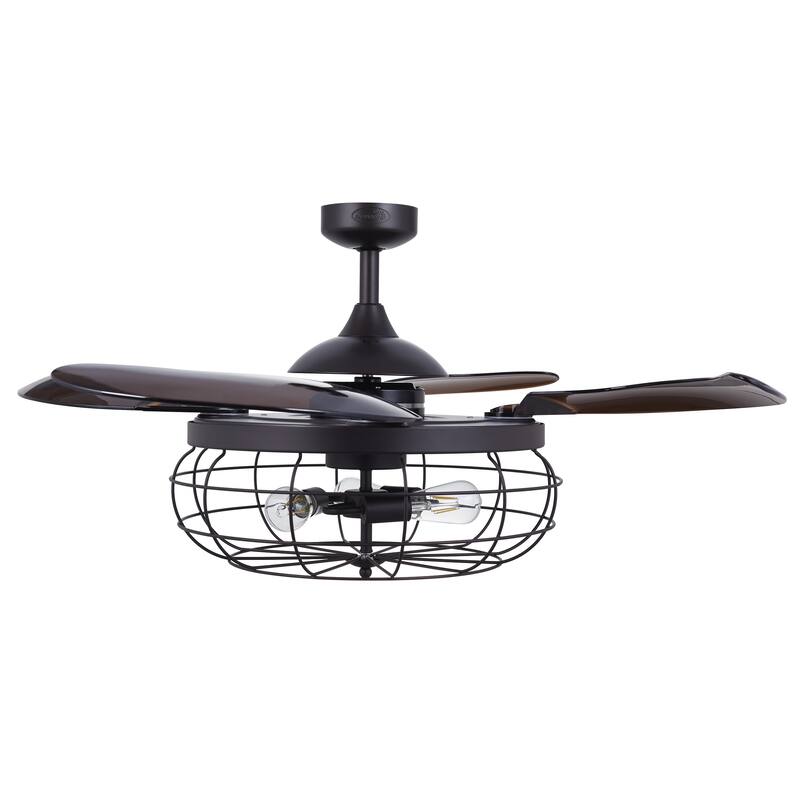 Fanaway Industri Oil Rubbed Bronze and Dark Koa 48-inch Ceiling Fan