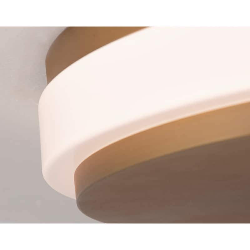 AFX EISF14LAJUD Eris 14" Wide LED Flush Mount Drum Ceiling Fixture