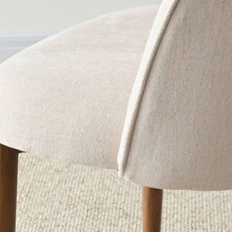 Upholstered Back Chenille Dining Chair (Set of 6)