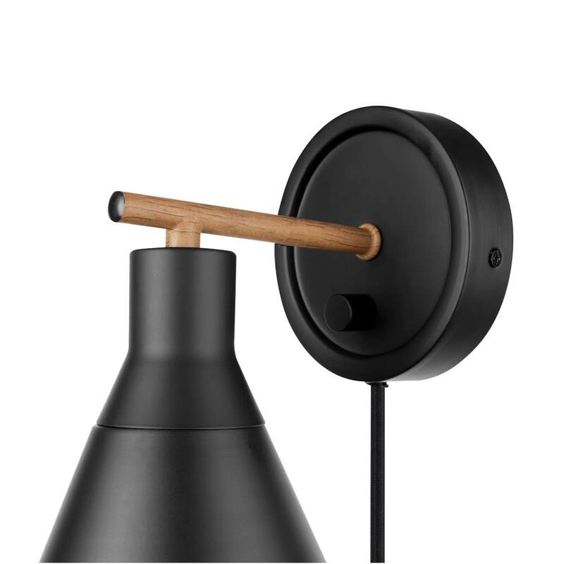 James Allan 10" Tall Wall Sconce with Metal Shade